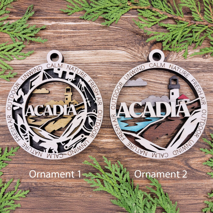 Acadia national park ornament