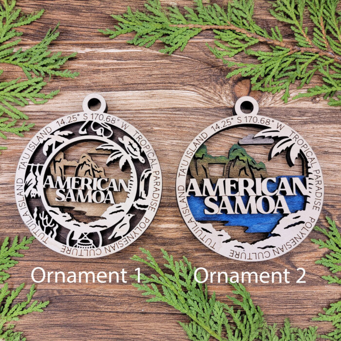 American Samoa national park ornaments