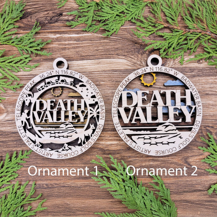 Death Valley national park ornament
