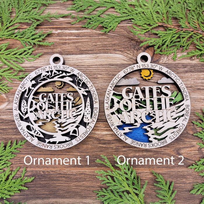 Gates of the Arctic national park ornament