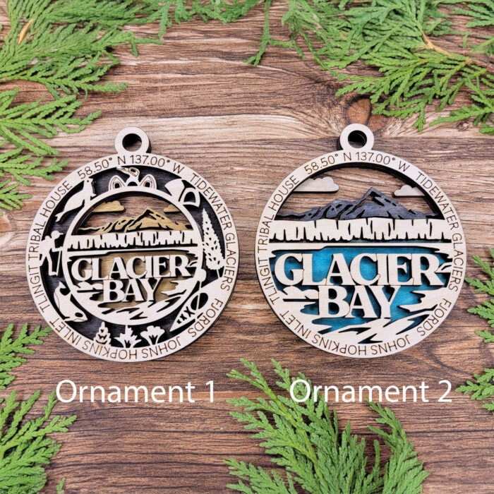 Glacier Bay national park ornament