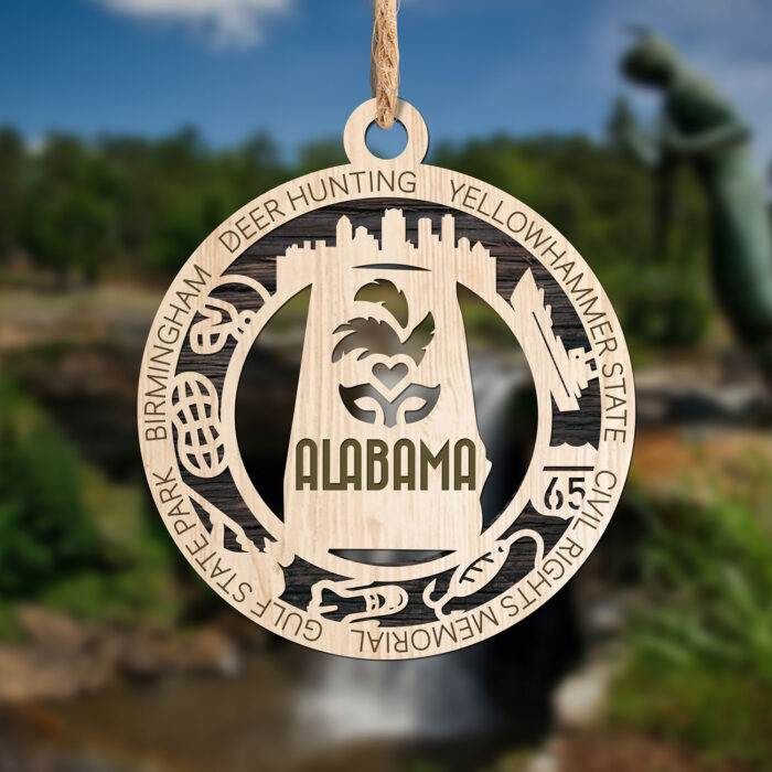Alabama State Ornament