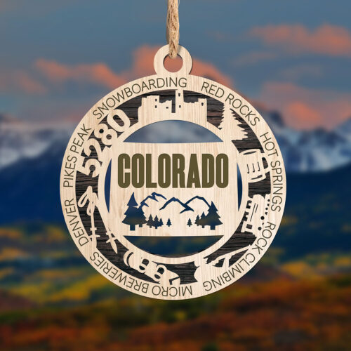 Colorado State Ornament