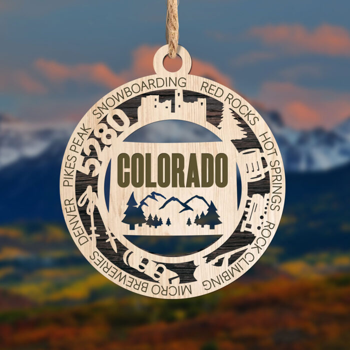 Colorado State Ornament