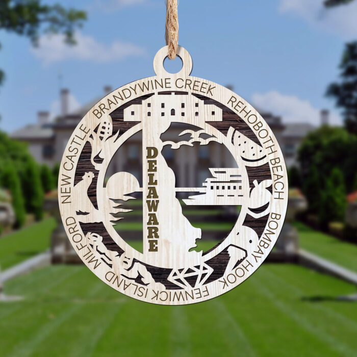 Delaware State Ornament