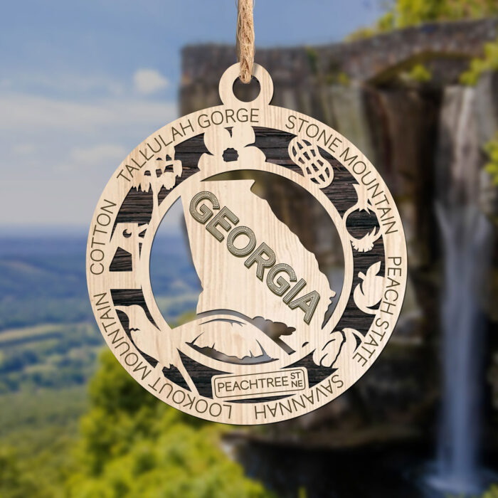Georgia State Ornament