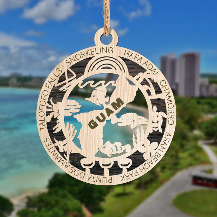 Guam State Ornament