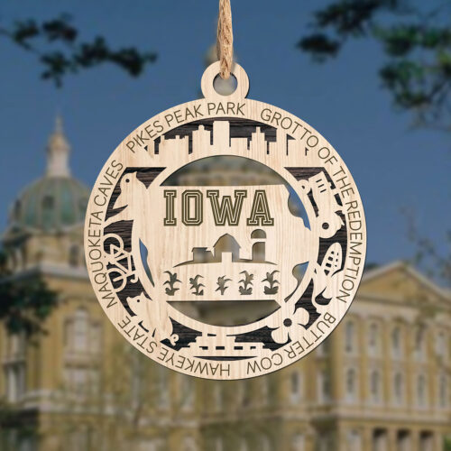 Iowa State Ornament