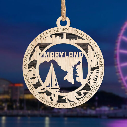 Maryland State Ornament