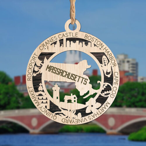 Massachusetts State Ornament