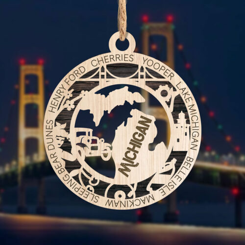 Michigan State Ornament