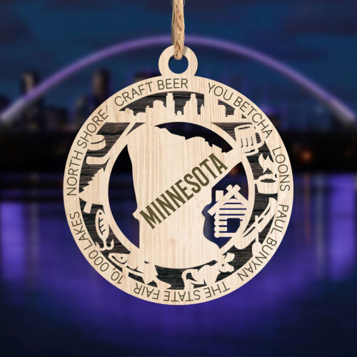 Minnesota State Ornament
