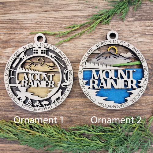 Mount Rainier National Park Ornament