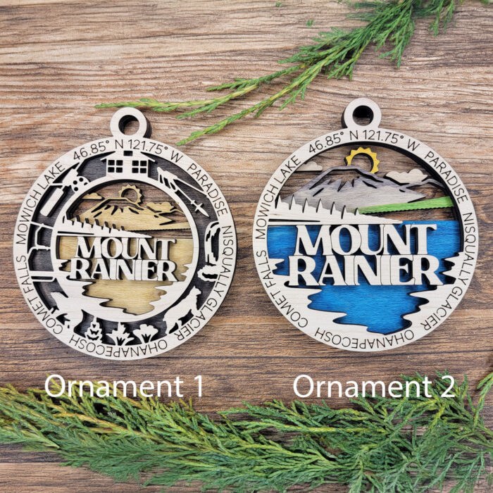Mount Rainier National Park Ornament