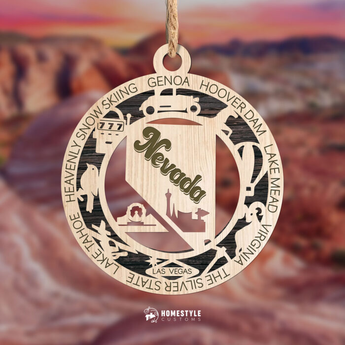 Nevada State Ornament