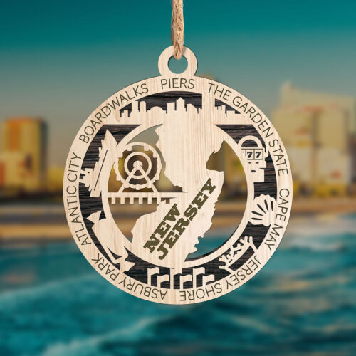 New Jersey State Ornament
