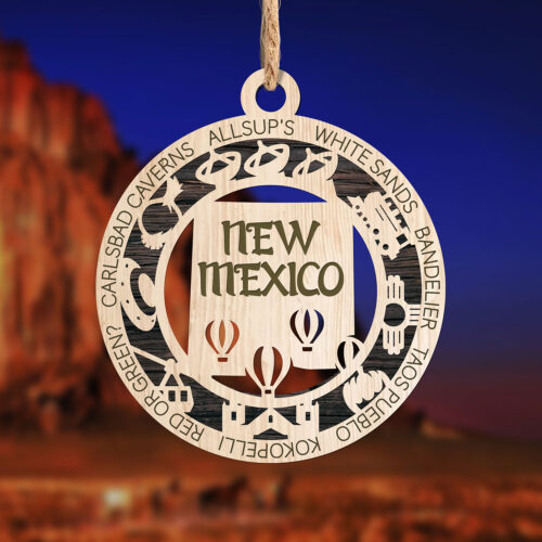 New Mexico State Ornament