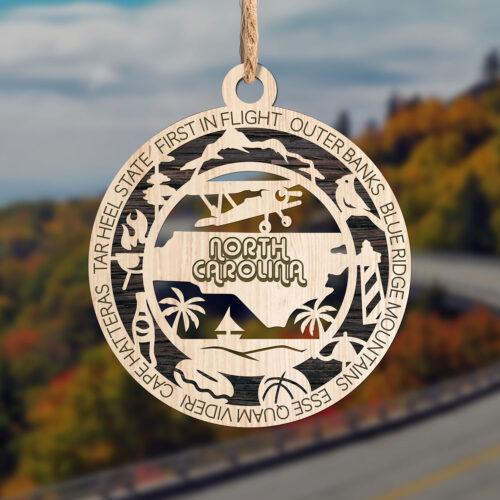 North Carolina State Ornament