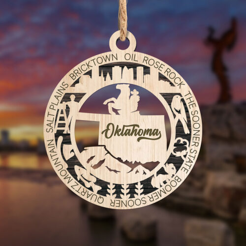 Oklahoma State Ornament