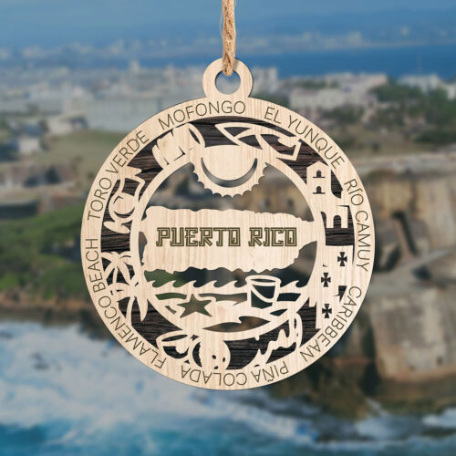 Puerto Rico State Ornament