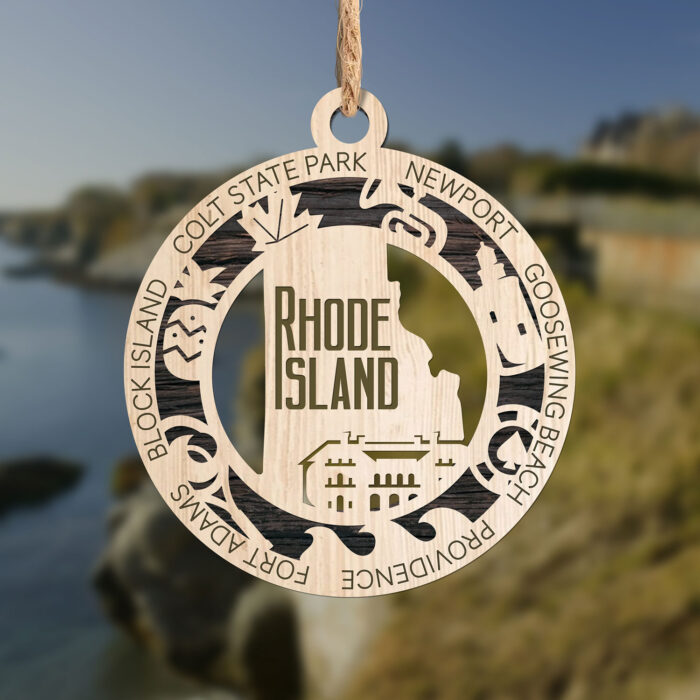 Rhode Island State Ornament