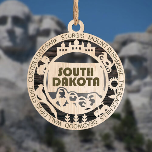 South Dakota State Ornament