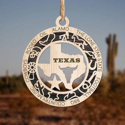 Texas State Ornament