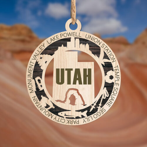 Utah State Ornament