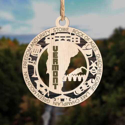 Vermont State Ornament